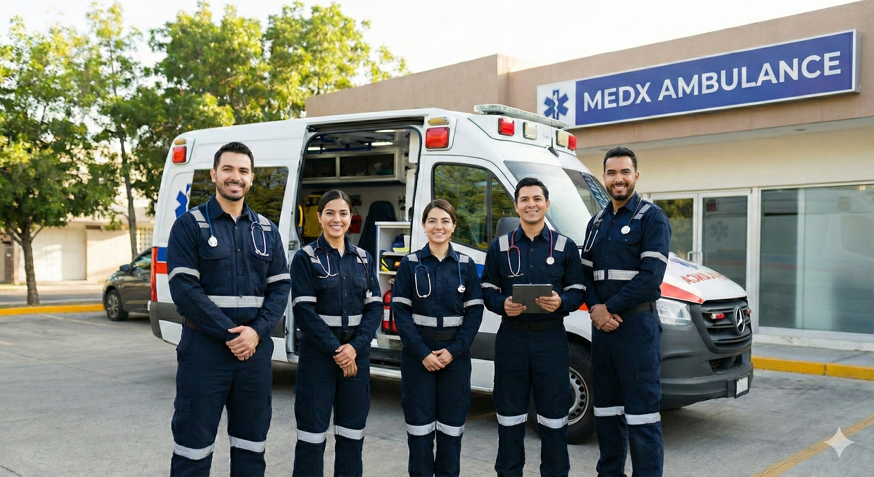 Equipo médico profesional
